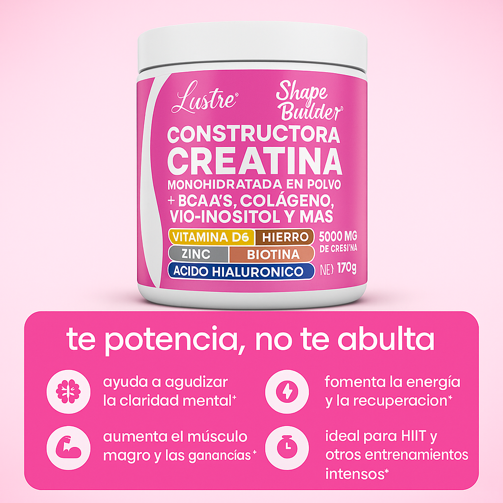 Lustre - Creatina para mujeres - 2x1