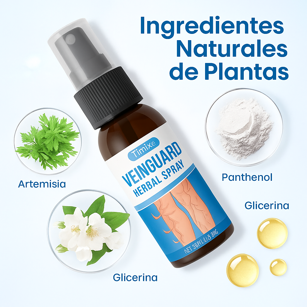 Timilk® VeinGuard – Spray Herbal para Várices 2X1