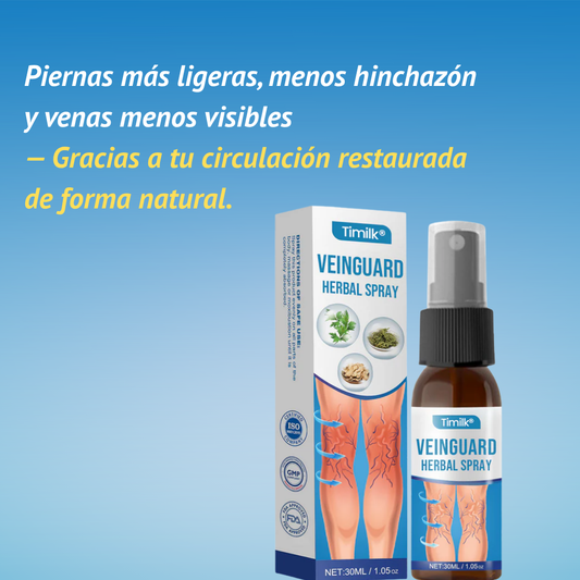 Timilk® VeinGuard – Spray Herbal para Várices 2X1